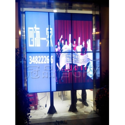 广州返寻味茶餐厅案例拼接屏/液晶拼接屏餐饮项目